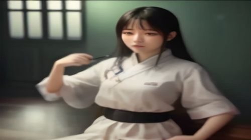 女性听众佩戴耳机专注聆听音声作品的侧脸特写，画面柔光、氛围放松私密